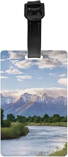 PVC Luggage Tags For Suitcases Tsa Approved, Grand Teton National Park, Bag Id Label, Durable Waterproof Id Tag For Suitcase, Personalized Luggage Tags For Travel, Unique Bag Identifiers For Women Men