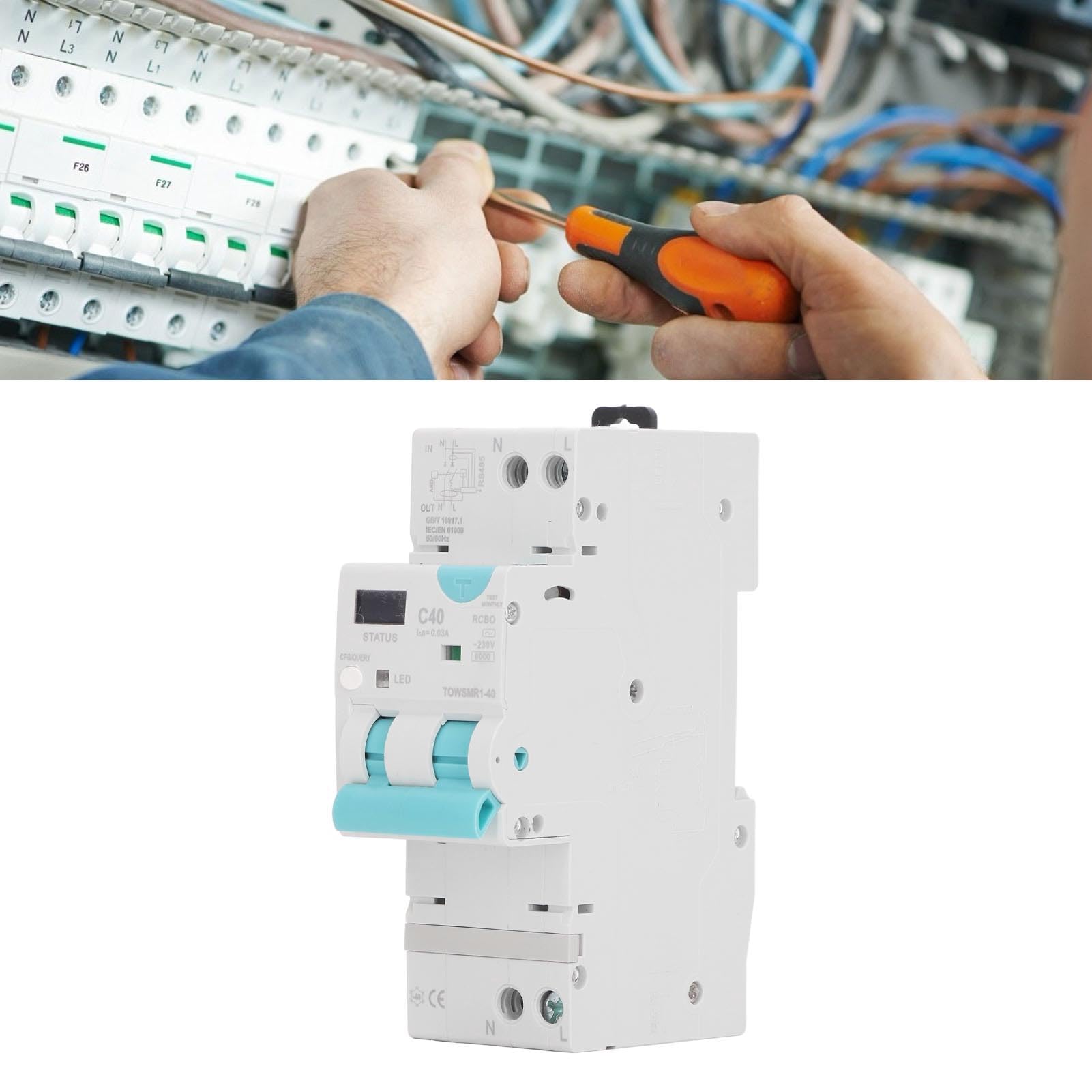 Interruttore di trasmissione Smart Intertorario WiFi Indicatore LED Interigionatore Intelligent Circuit 145-295V