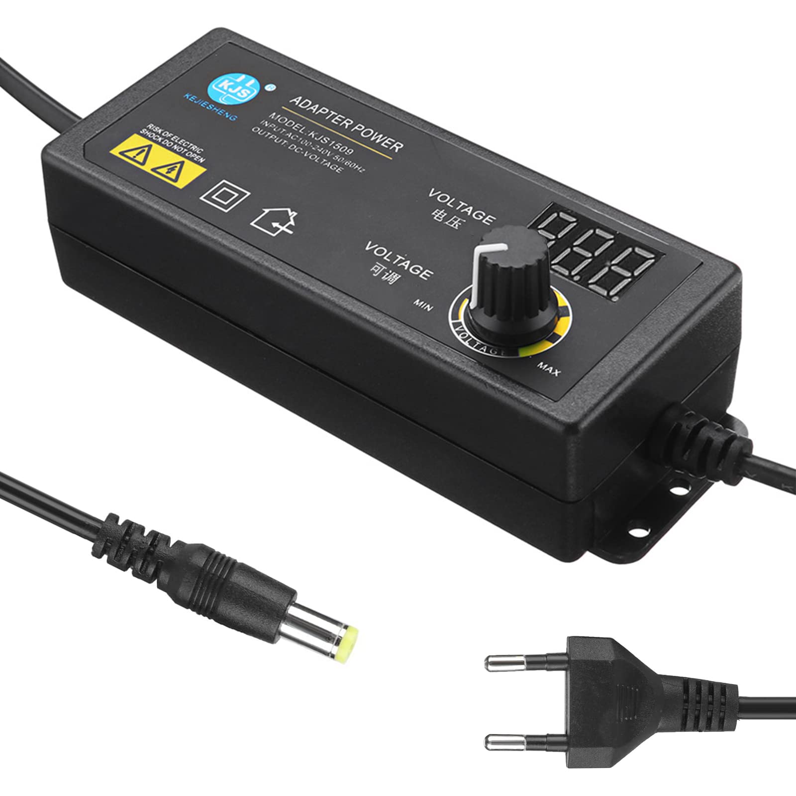 Alimentatore Universale Regolabile Yctze 3-36V 3A Con LED – Adattatore AC/DC Per Router, Stampanti 3D, Luci LED E Dispositivi Elettronici - 6