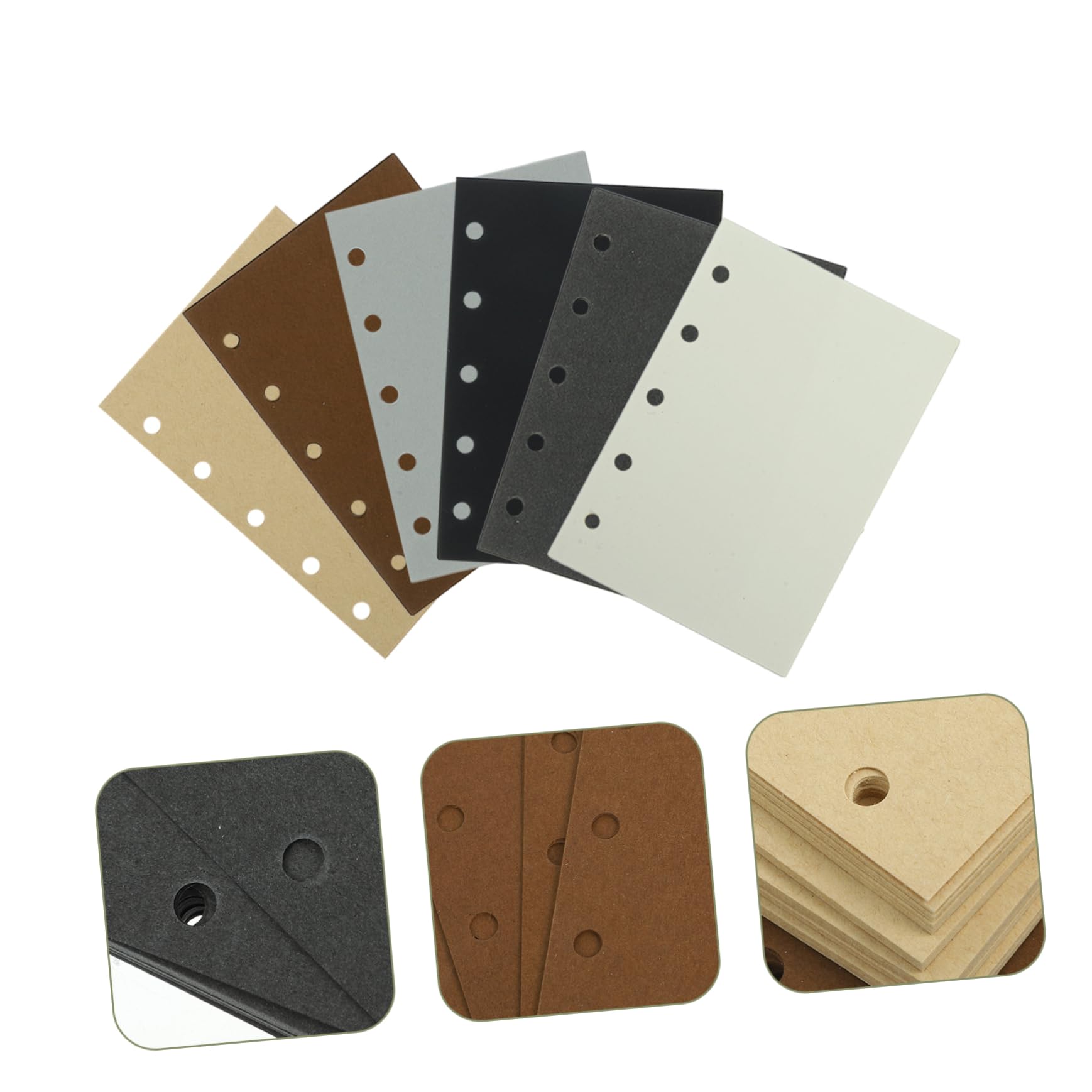 TEHAUX 1500pièces Papier De Rechange Pour Carnet Mobiles Recharges De Planificateur Papier à Écrire Format