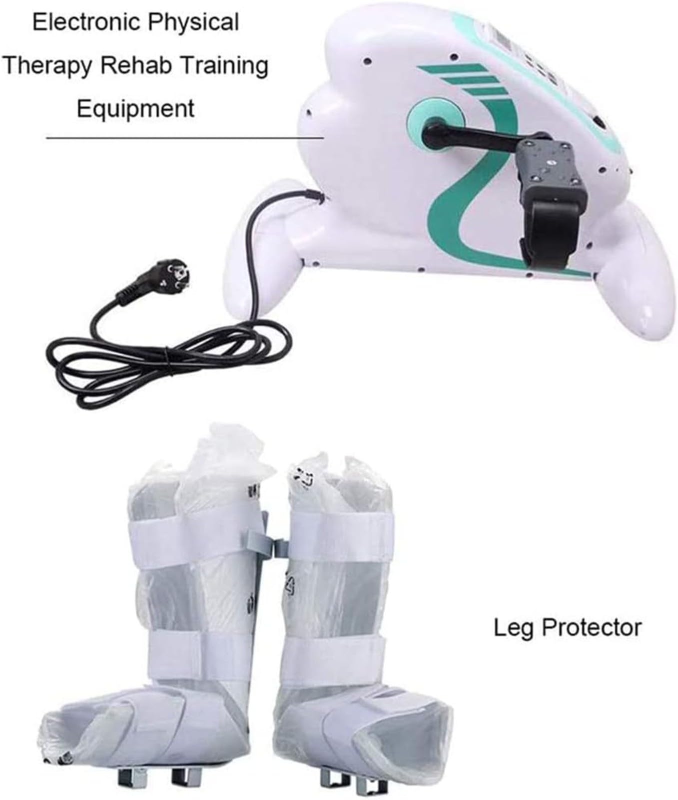 Pedal Eléctrico Motorizado Ejercitador Fitness Bicicleta Estática Mano Brazo Rodilla Pierna Rehabilitación Bicicleta Estática Ciclismo Equipo De Rehabilitación para Discapacitados