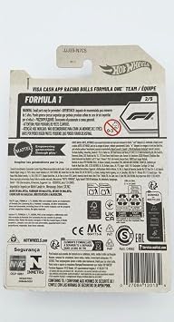 Hot Wheels Racing Bulls Formula One Team [White] F1 2/5, 68/250, 1:64 Scale Diecast Toy Vehicle