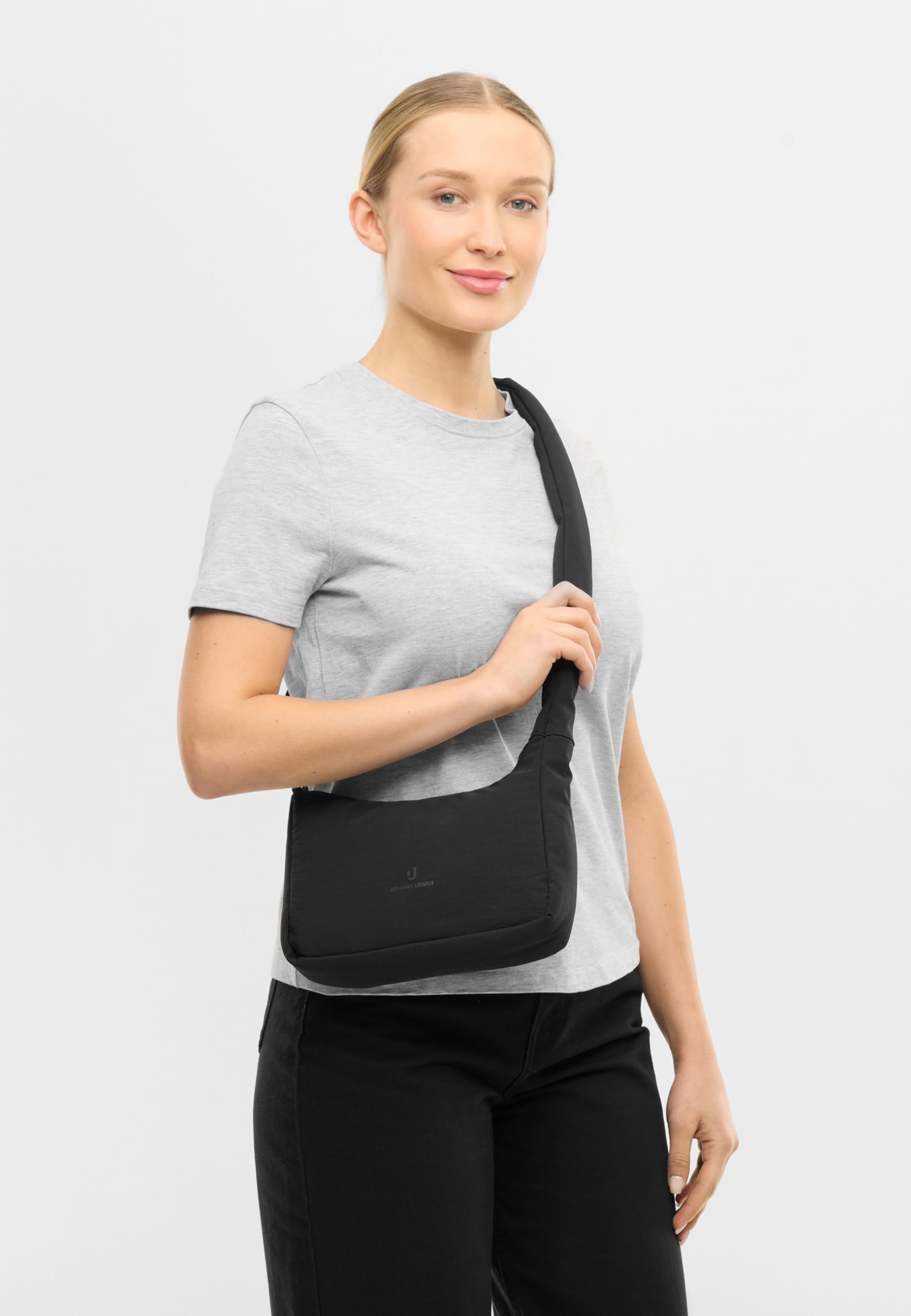 Johnny Urban Bolso de Mano Pequeño para Mujer - Isa - Bolso de Hombro y Bandolera en uno - Bolsito para Tiempo libre y Fiestas - Puffy Crossbody Bag de Nailon y Poliéster