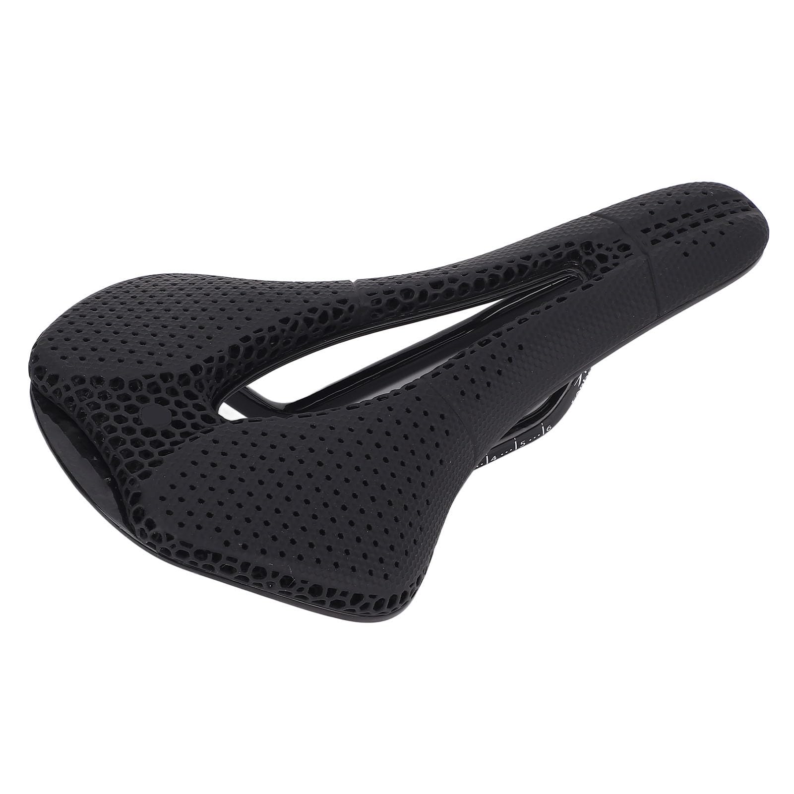 HUIOP Seggiolino per Bici con Stampa 3D, Design Ergonomico Imbottitura in TPU Fibra di Carbonio Comoda Sostituzione della Sella per Bici, Cuscino da Ciclismo Leggero e Resistente con