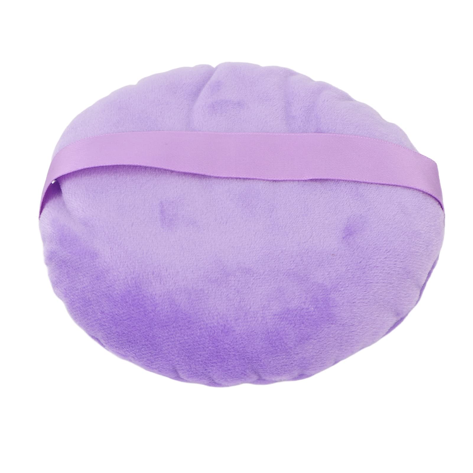 Puder do Pudru, NadająCy Się do Prania MięKki Puch łabęDzi Ultra duży OkrąGły Puder Sypki do PodkłAdu w PłYnie, Kremu, Pudru, Korektora, Stosowania na Mokro i na Sucho (Fioletowy)