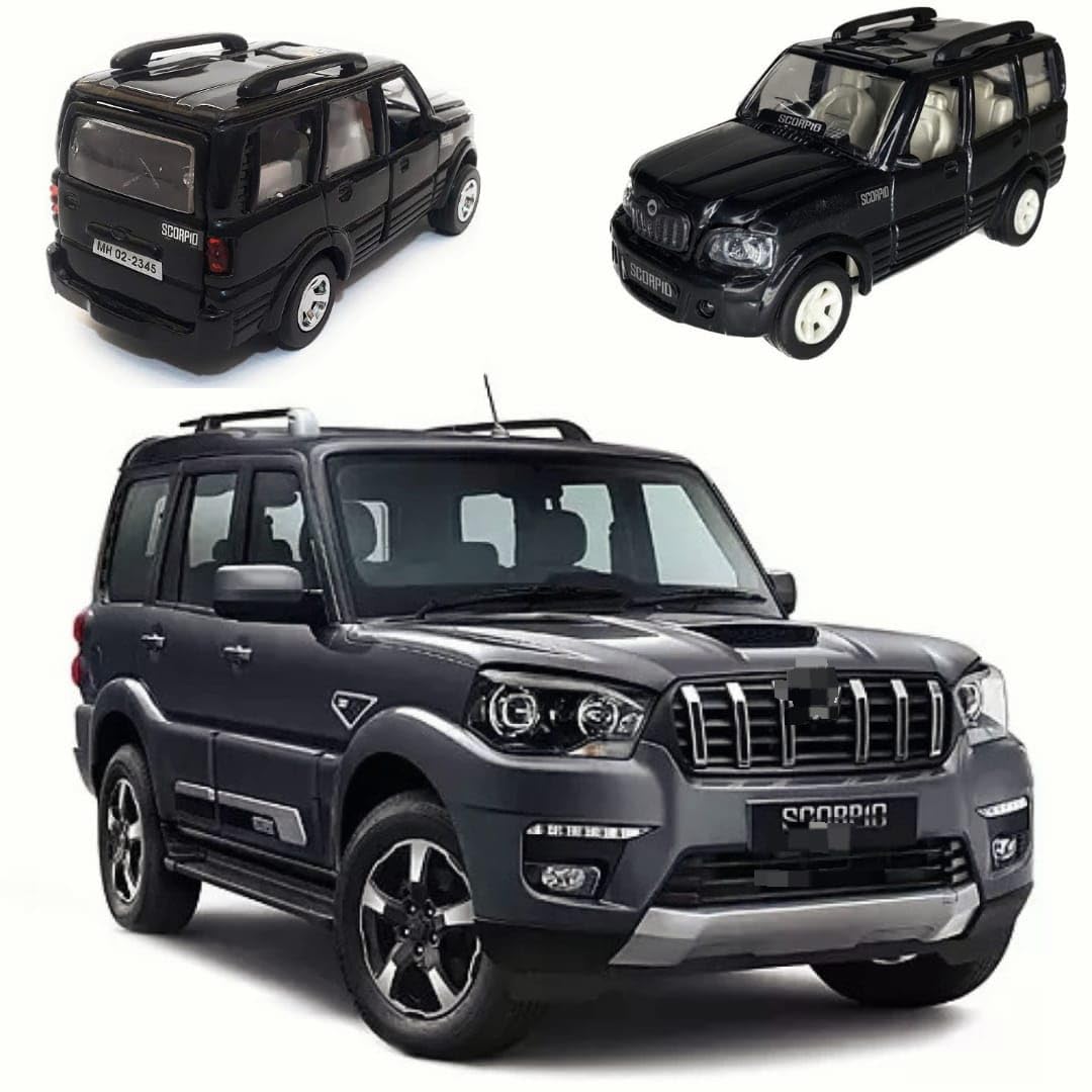 COLLEN ARRAY Scorpio Car Toy for Kids with Doors, Engine & Boot Opening|Mini Model of Scorpio CAR|You May GET Any Random Model|
