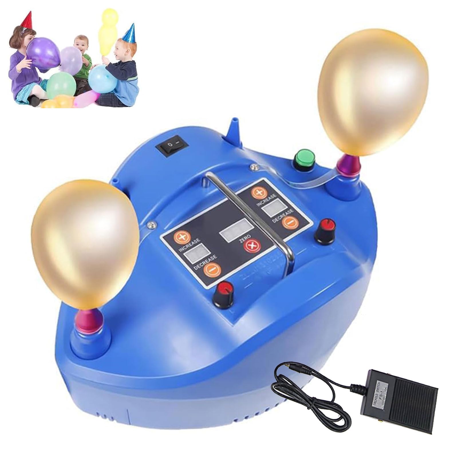 Pompe à Ballons Électrique de Précision 1200W avec Gonfleur à Minuterie