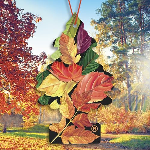Image of LITTLE TREES Car Air Freshener | Hanging Tree Provides Long Lasting Scent for Auto and Home | Crisp Autumn Air, 24 Air Fresheners