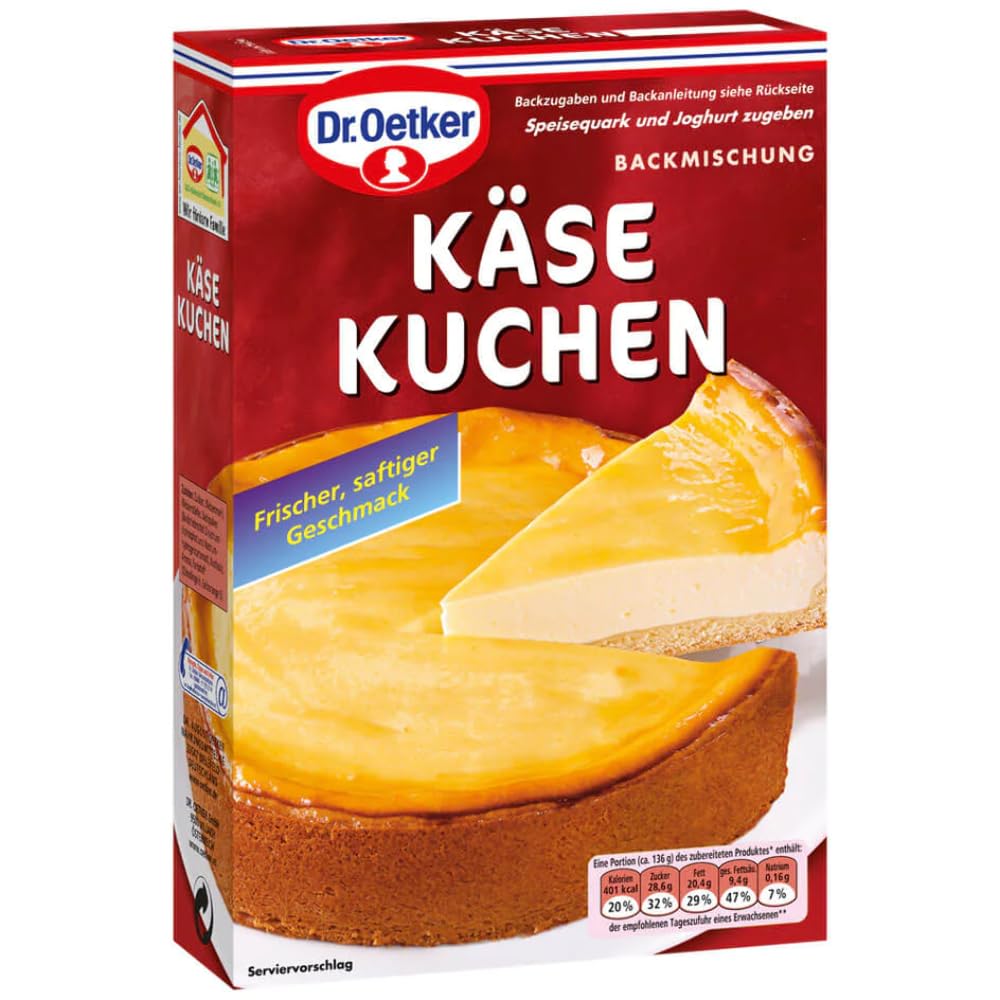 Dr. Oetker Backmischung KÃƒ¤se Kuchen