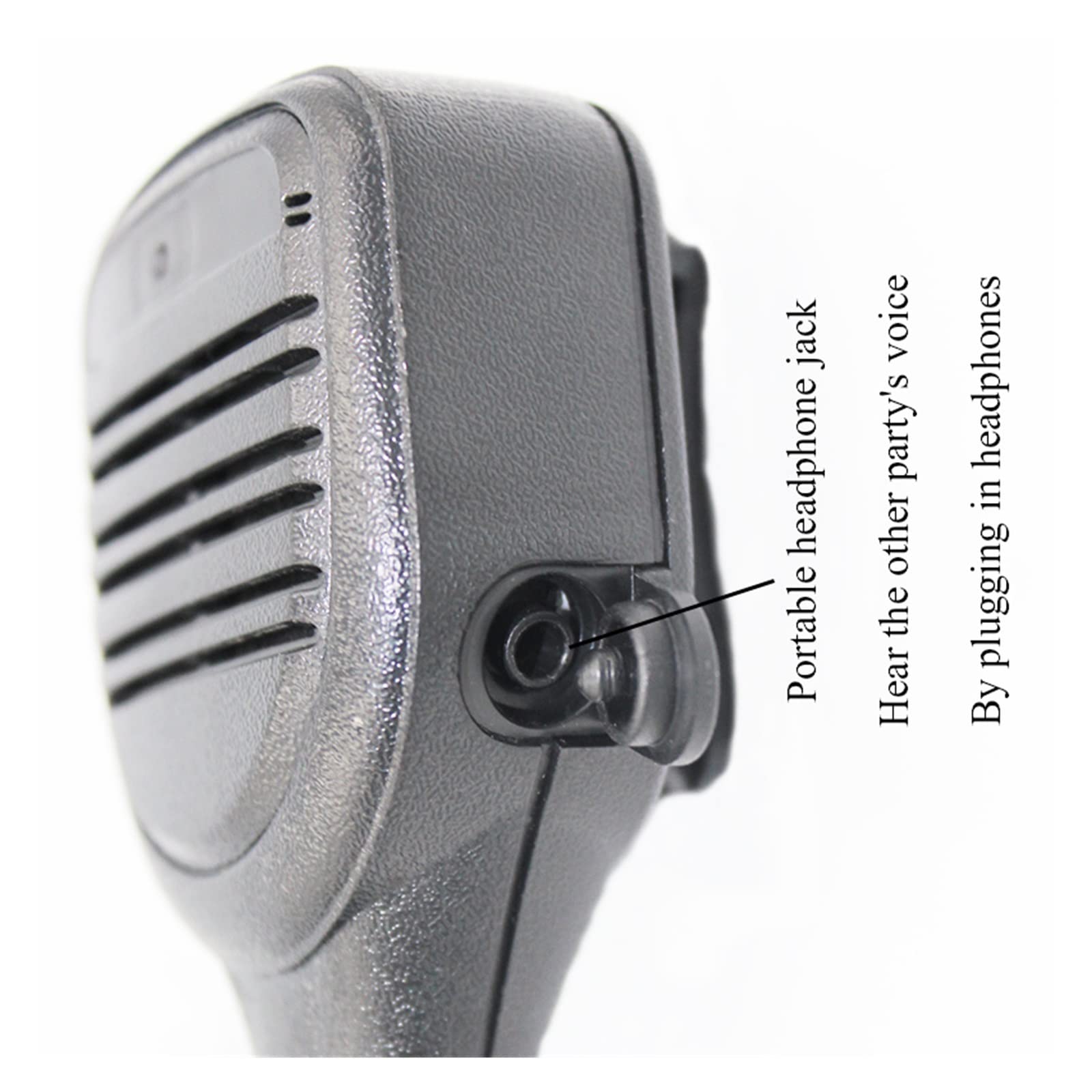 Micrófono de Altavoz de Hombro, micrófono de Mano for guardaespaldas de Seguridad policial, Apto for HYT Apto for Hytera PD-605 PD-665 PD-680 PD-685 X1P X1E walkie Talkie micrófono