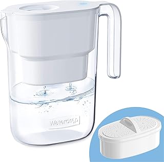 Waterdrop 200-Gallon Long-Life Elfin 7-Cup Water Filter Pitcher with 1 Filter, NSF Certified, 5X Times Lifetime, Reduces P...