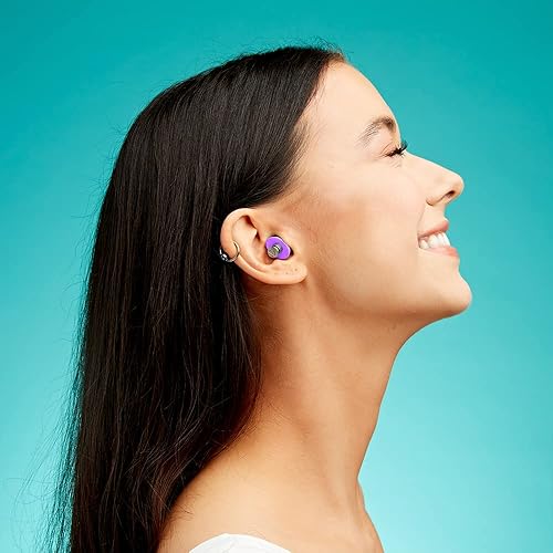 Miniatura 9 de Flare Earshade Pro - Tapones para los oídos - Bloque de sonido - Titanio aeroespacial y espuma viscoelástica súper suave - Naranja