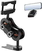 Vista 11 de Soporte para espejo retrovisor de radar, soporte de montaje en radar de espejo retrovisor de automóvil, camión, montaje de varilla de aluminio