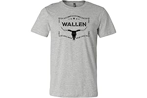 Women's Wallen Bull Skull T-shirt: Express your Country Pride