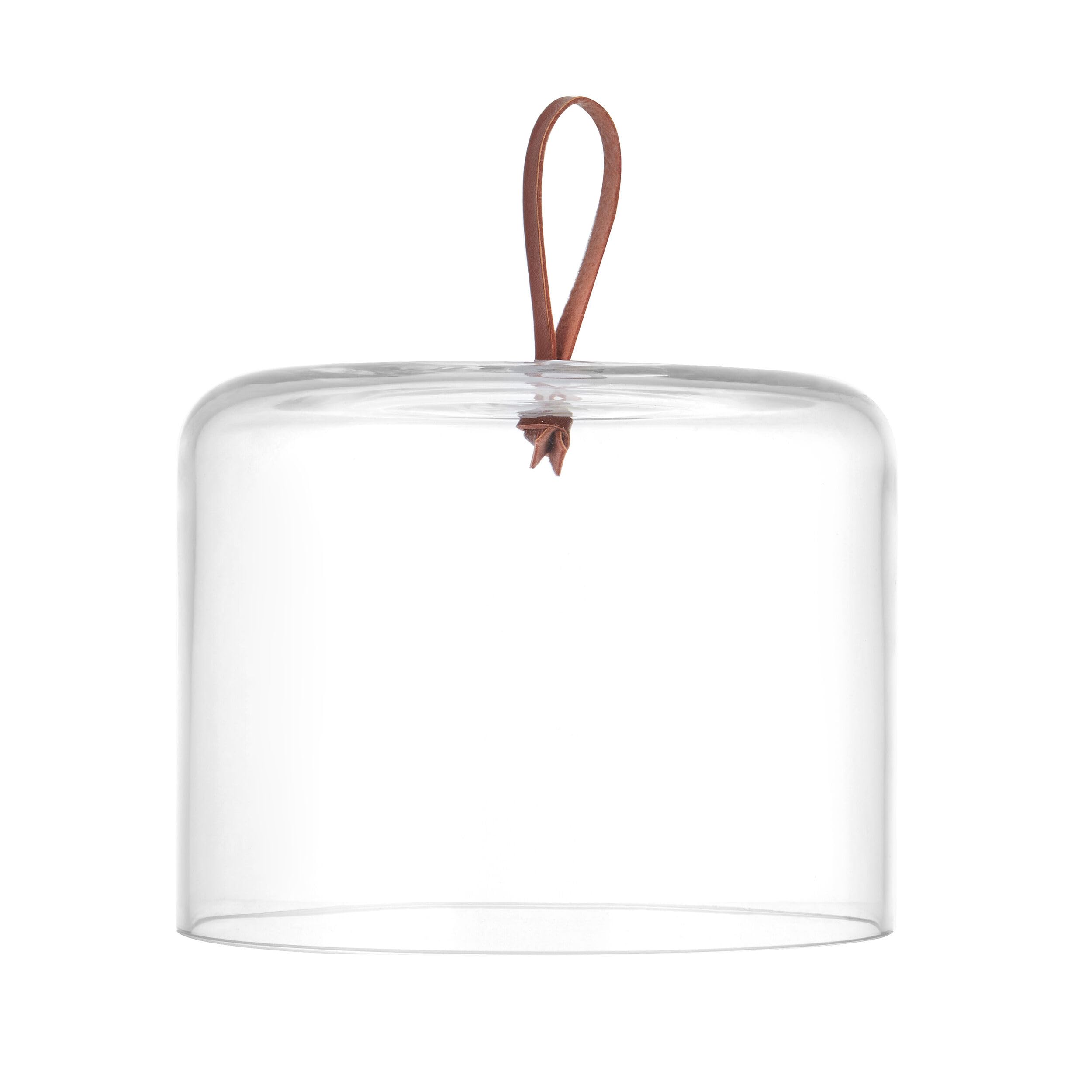Mikasa Glenwood ovales Servierbrett mit Glasglocke, 39,4 cm