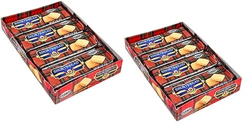 Galletas de mantequilla – 4 paquetes individuales por caja – 2 paquetes – 8 en total. Ideal como un aperitivo navideño, perfecto para mojar en leche