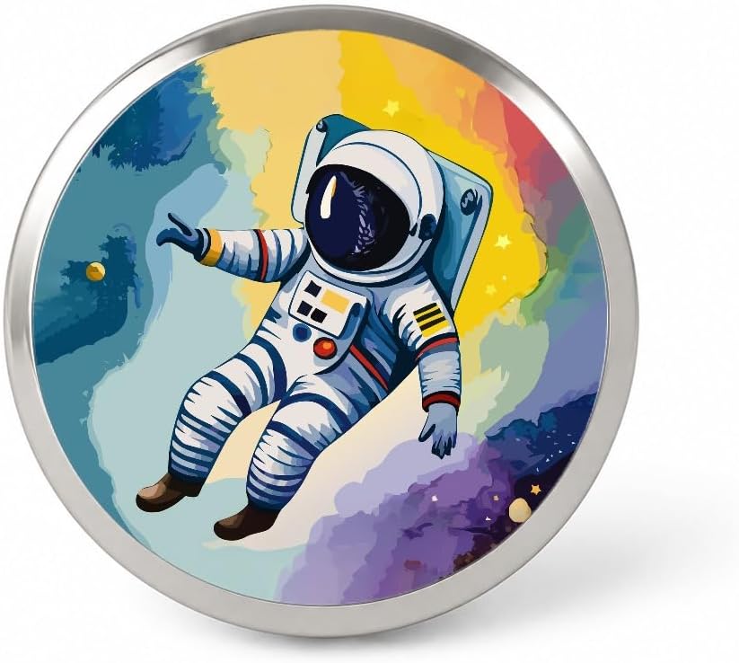 Astronaut Floating in Space Astronomy Lapel Pin