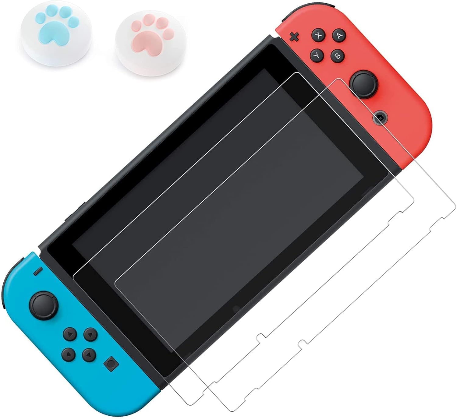Switch用 ガラスフィルム 強化 ガラス 保護 フィルム ブルーライトカット…