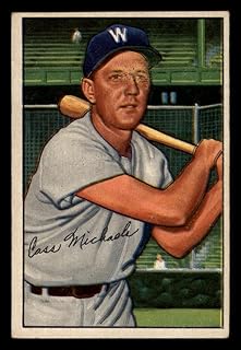 1952 Bowman # 36 Cass Michaels Washington Senators (Baseball Card) VG/EX Senators