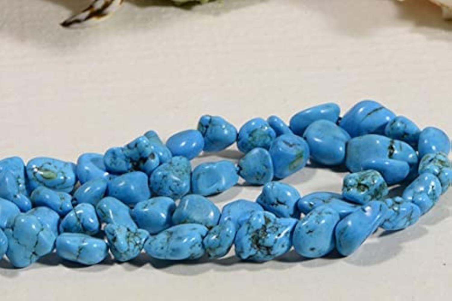 Gemstone Beads Magnesite LKBEADS 6" pour Réussir Vos Propres Bijoux