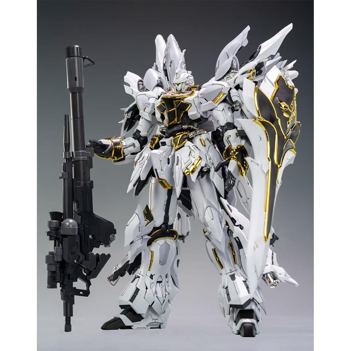 HiPlay Comet Technology Bianco Triple Speed Sinanju Telaio Completo Kit Modellismo Scala 1/100