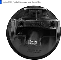 Vista 4 de SPEC-D TUNING Luces antiniebla de conducción transparentes + bombillas compatibles con Dodge Ram Sport Package 1999-2002 1500 2500 3500 L+R Pair