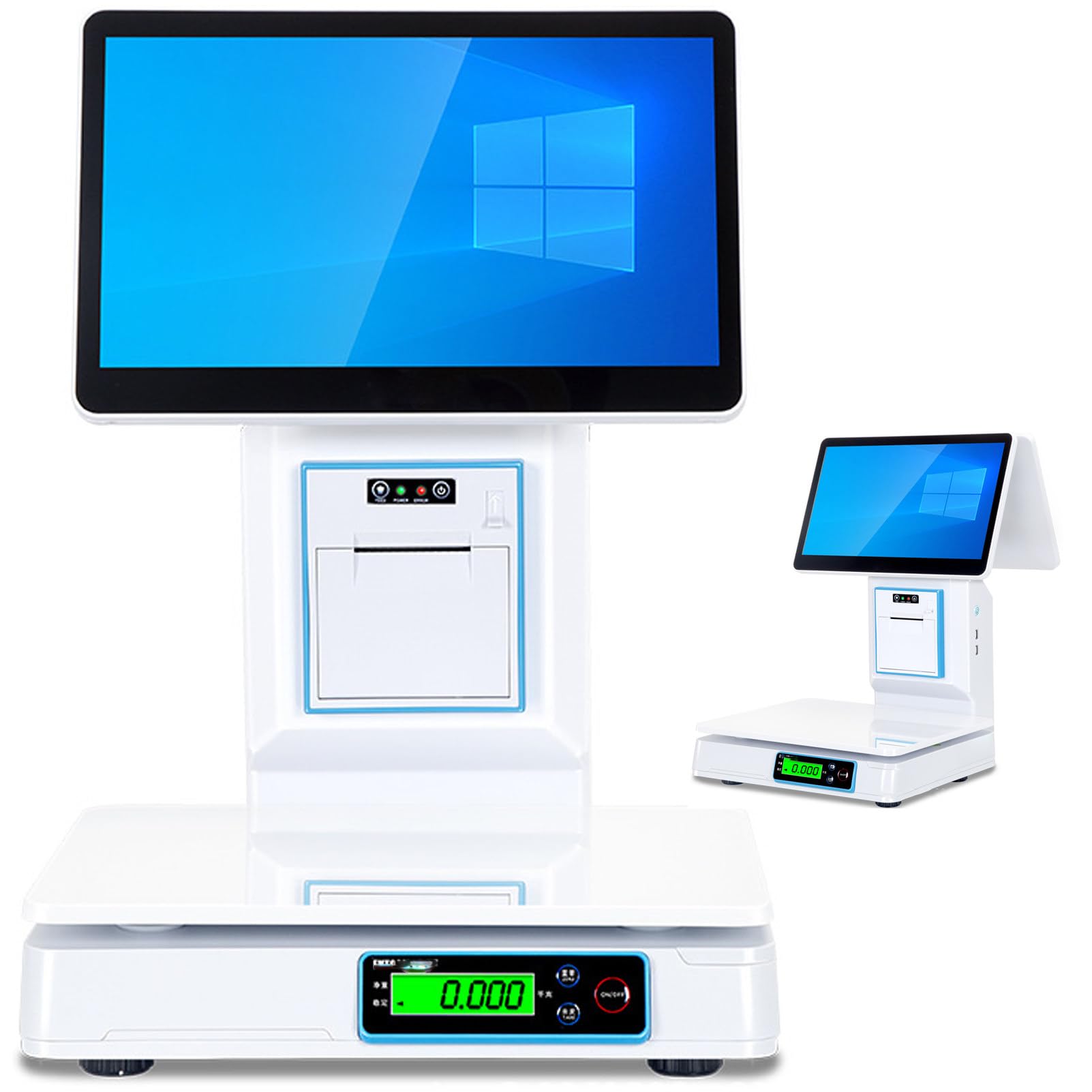 Bilancia Professionale Con Scontrino, Bilancia Frutta E Verdura DualScreen