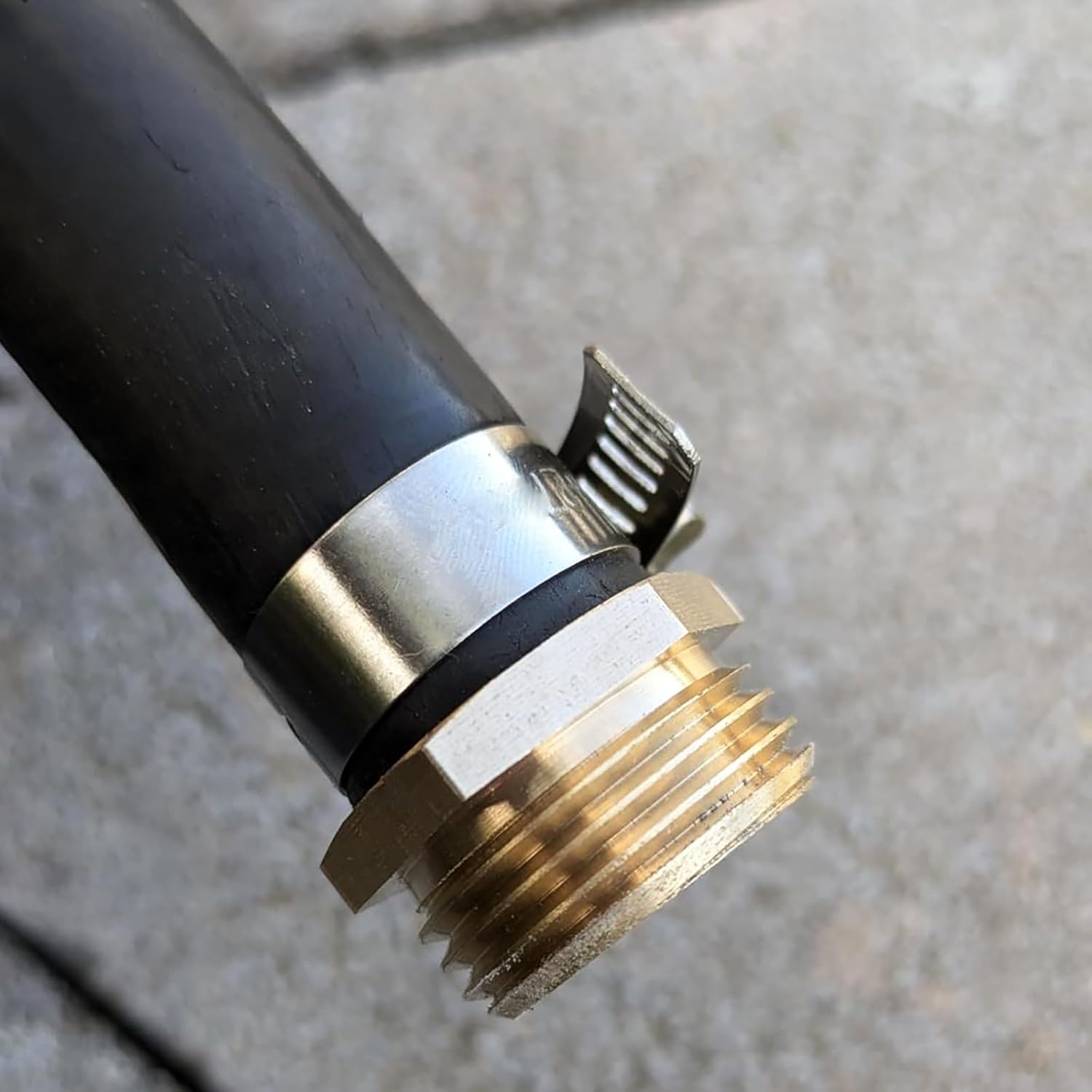 Garden Solid brass Hose Repair Connector with Clamps,Fit for Garden Hose Fitting,Male and Female Hose Fittings 10 Set (3/4-10 Set)