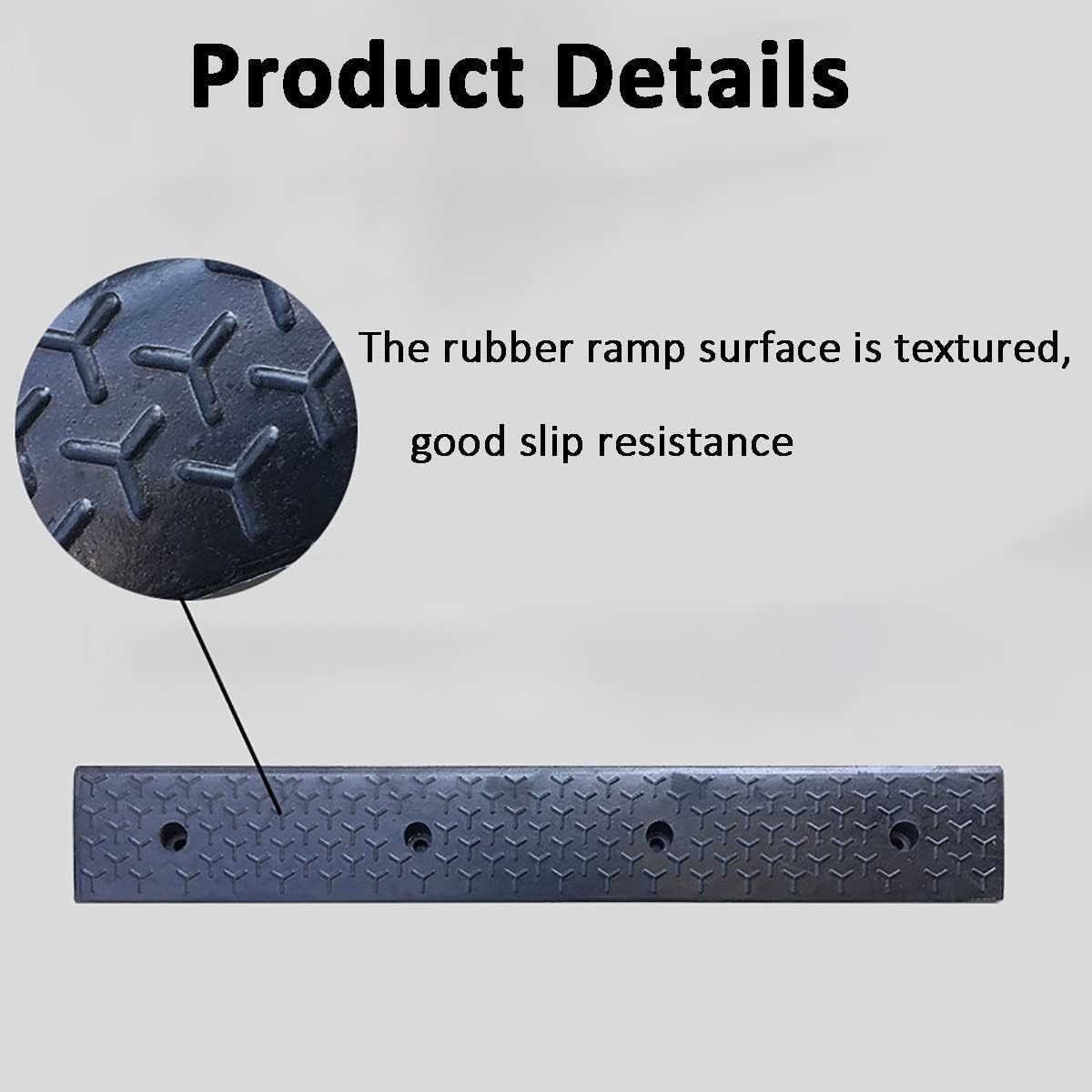 高級な 2 4 ライズラバー車椅子ランプポータブル滑り止めスロープランプドアスレッショルドステップ階段20ポンド重量容量エントリーランプ Therapeuticapillows Ca