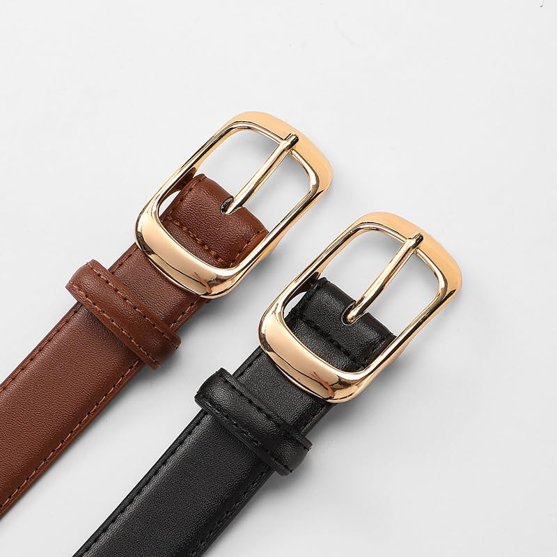 Leather Extended Thin Belt Women's Decoration Knot Versatile Waist Belt2