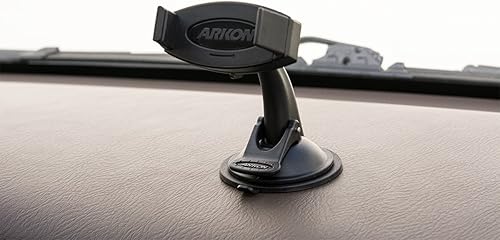 Miniatura 2 de Arkon Parabrisas Dash Adhesivo Succión Teléfono Soporte de Coche para iPhone 7 6S 6 Plus 7 6S 6 Galaxy S7 S6 Retail Negro