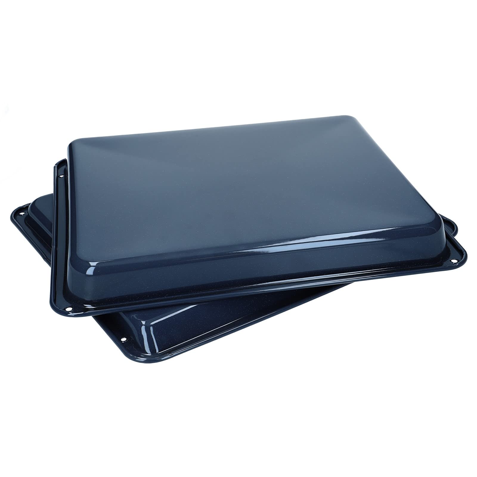 Backblech Set 2 Stück 426x360 mm kompatibel mit AEG Electrolux Privileg Küppersbusch hoch und tief 3870287202 und 3870288200 für Backofen