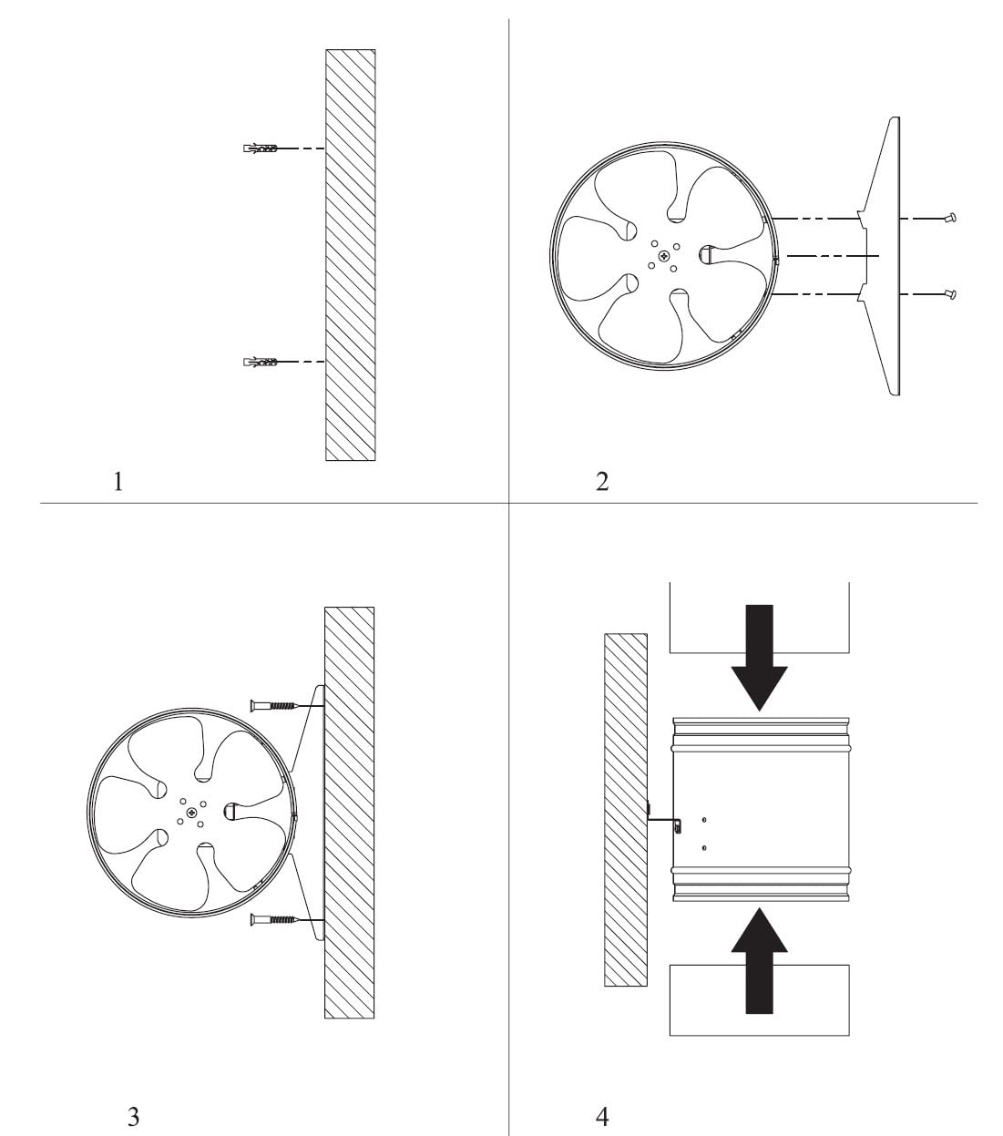 160mm Extracteur d'Air - Industriel Ventilateur en Métal - Ventilateur Axial Tubulaire