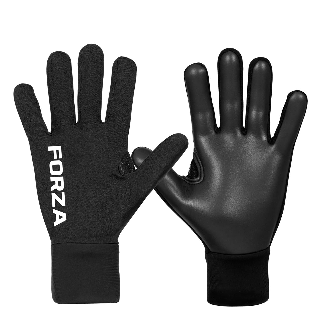 FORZA Lite Strapless Goalkeeper Gloves | Ultra-Durable Goalie Gloves | Available in Sizes 4-11 (Size 6 (10-11 Years))