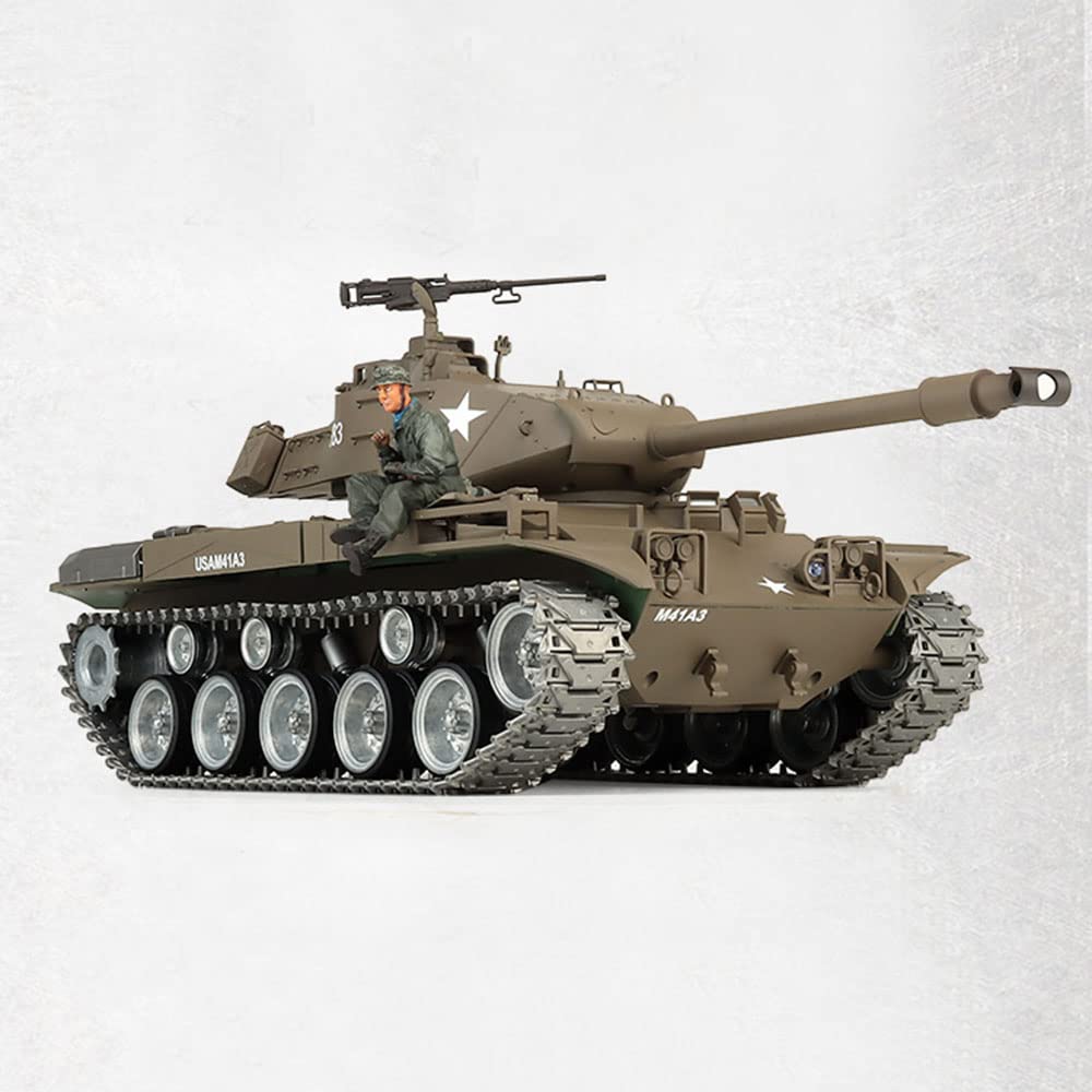 USAM41A3 ウォーカーブルドッグ戦車　1/16 Amazon.co.jp: 戦車 ラジコンUS M41A3ウォーカーブルドッグ戦車2.4Ghz