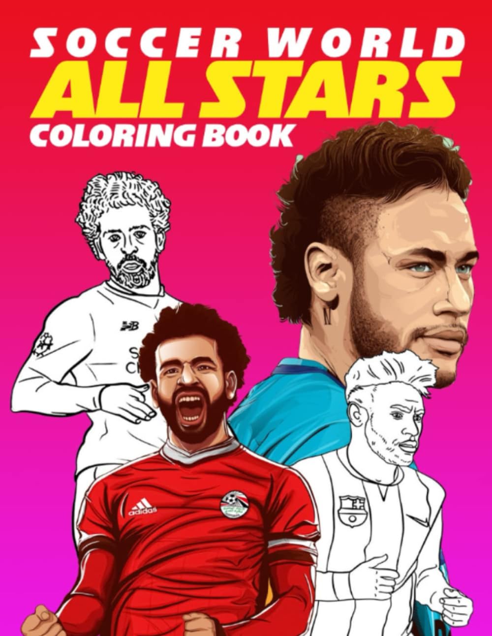 Football Players Coloring Book for kids: Bold and Easy for Children