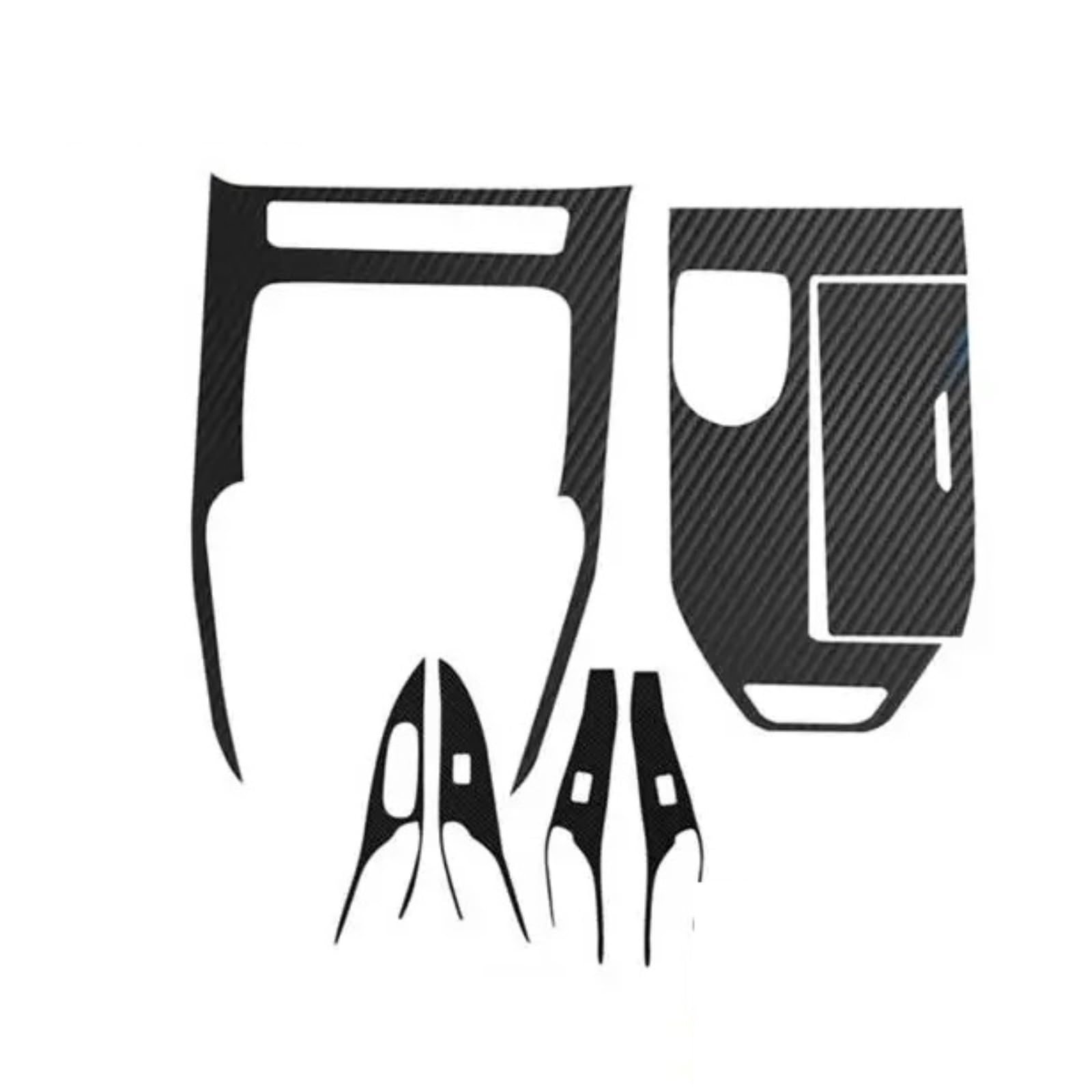 Ggwqfuh Left Hand Driving Interior Trim For Haval H6 2023 Console Gearbox Panel Sticker Car Accessories Interior Decoration Film Cover Carbon Fiber Modification Styling Auto Central Inner(Left Hand Driving)