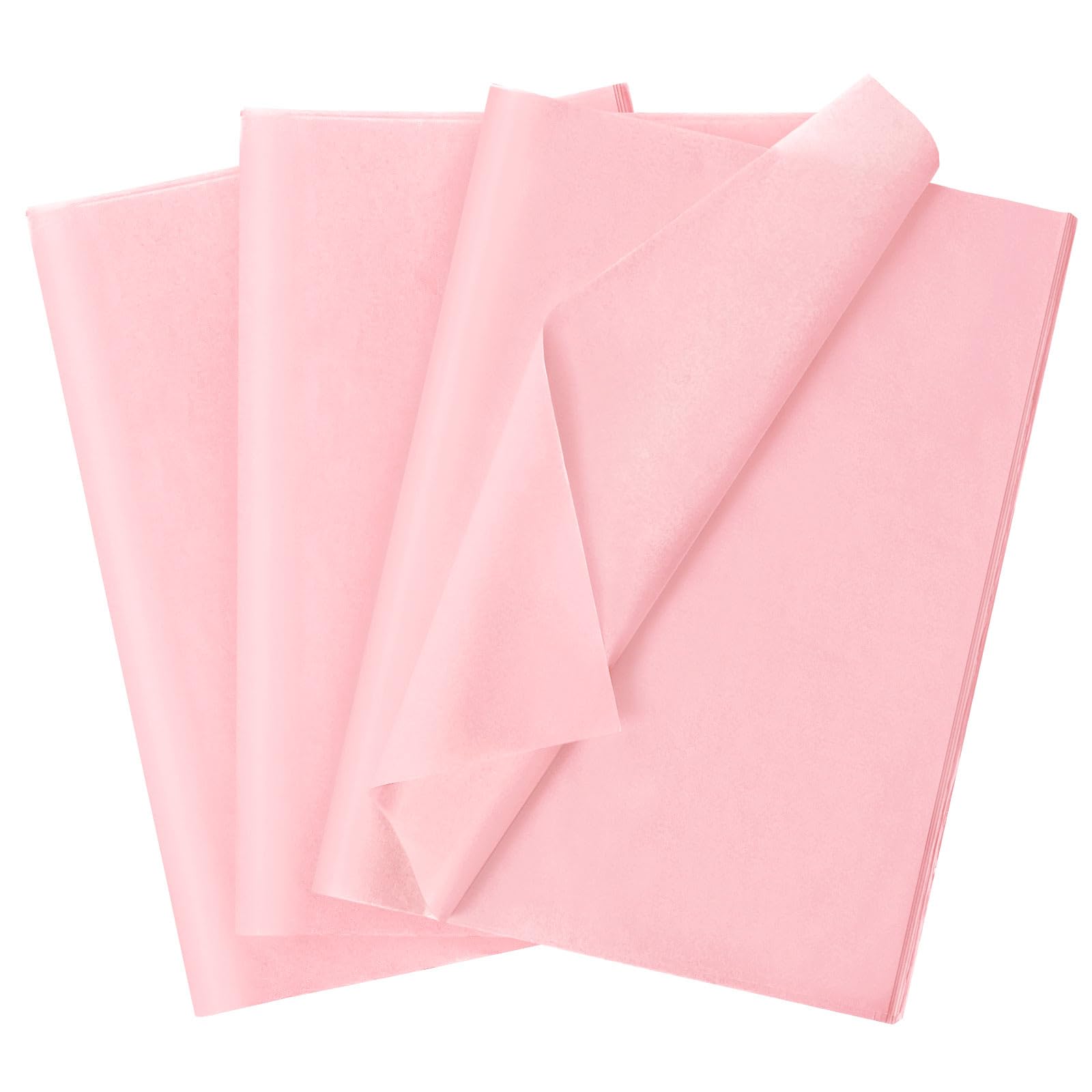 120 Sheets 14 x 20 Inch Light Pink Tissue Paper for Gift Bag