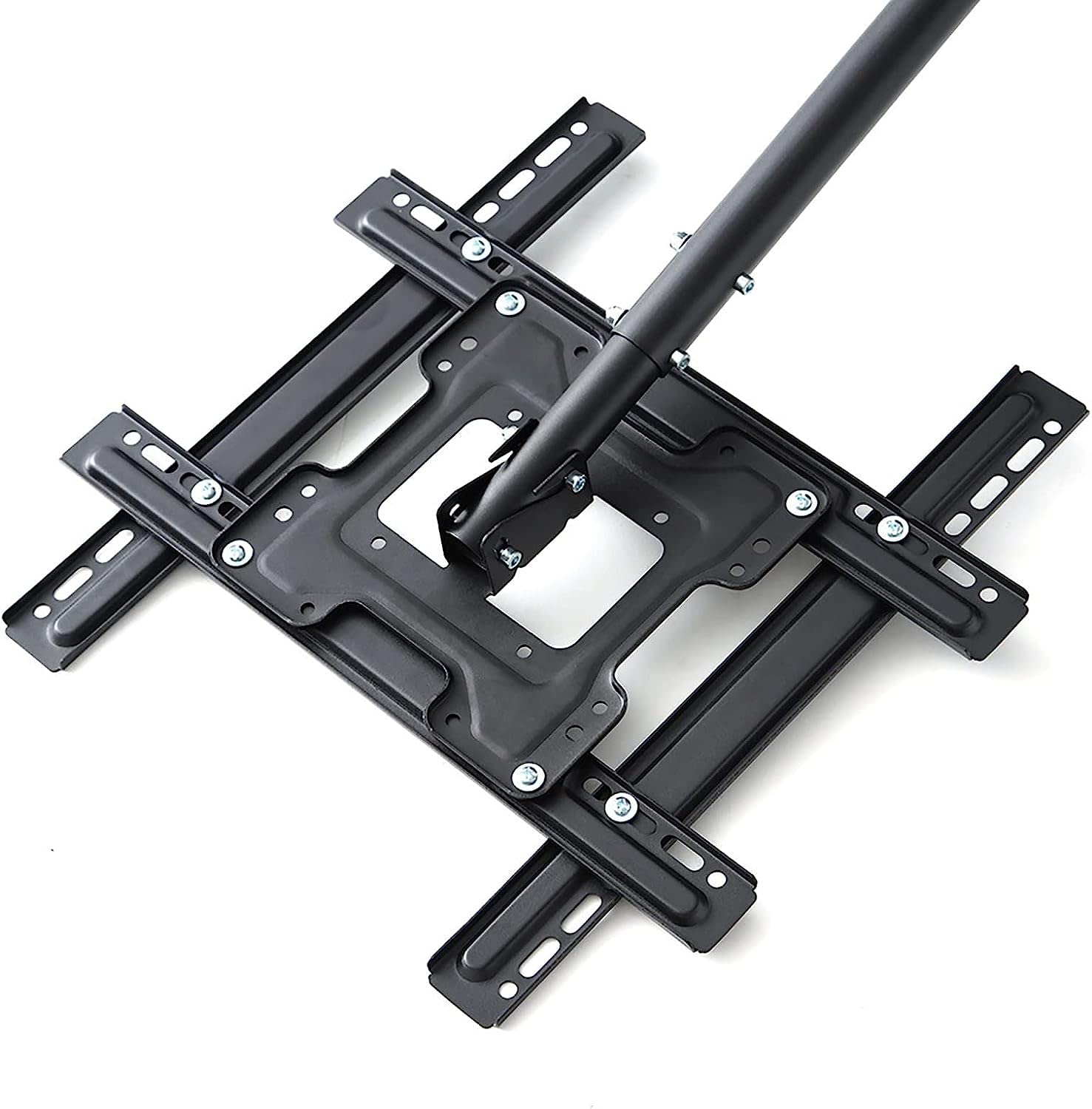 Supporto TV a soffitto Full Motion, staffa girevole regolabile in altezza per schermi LCD LED al plasma da 32 a 60 pollici