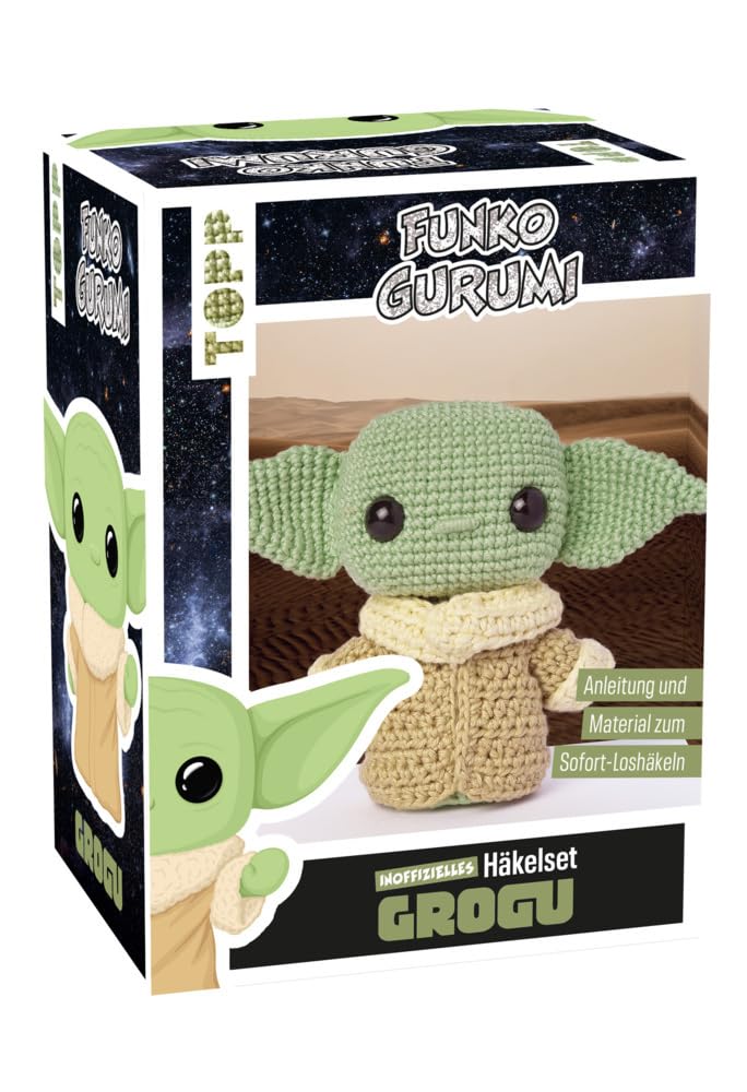 Funkogurumi Harry Potter Kit De Crochet Non Officiel : Mode D'emploi, Fil Mélangé 6 Couleurs, Ouate De Remplissage, Crochet 2,5 Mm, Yeux De Sécurité, Marqueurs De Maille, Aiguille à Laine