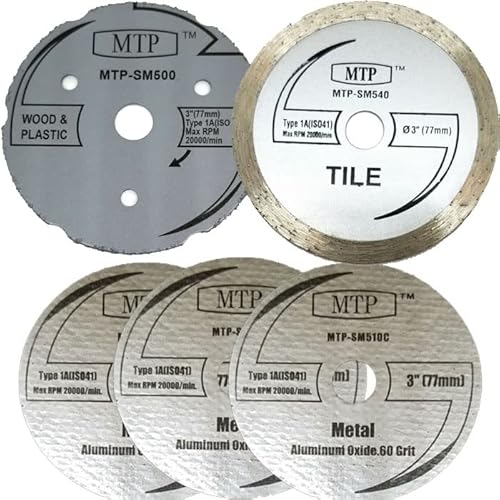 MTP Brand Pack of 5 Assort 3