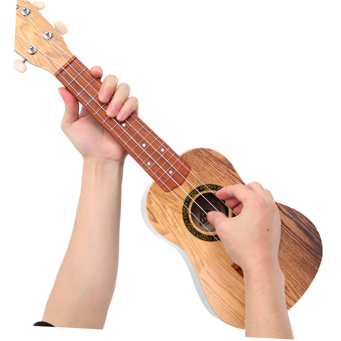 BESPORTBLE 1pieza Ukelele Soprano De Madera Principiantes Instrumento Musical Portable Para Educación Musical Infantil Para Desarrollar Coordinación y Ritmo