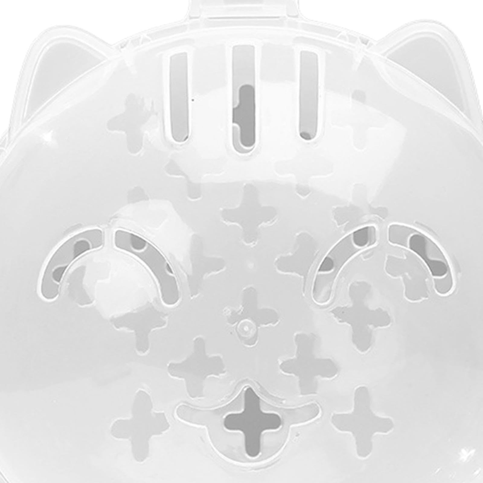 LOVIVER Bozal para Gato, protección, Capucha antilamer, Cubierta Transparente Ajustable para la Boca del Gato, para baño de Belleza, Suministros para
