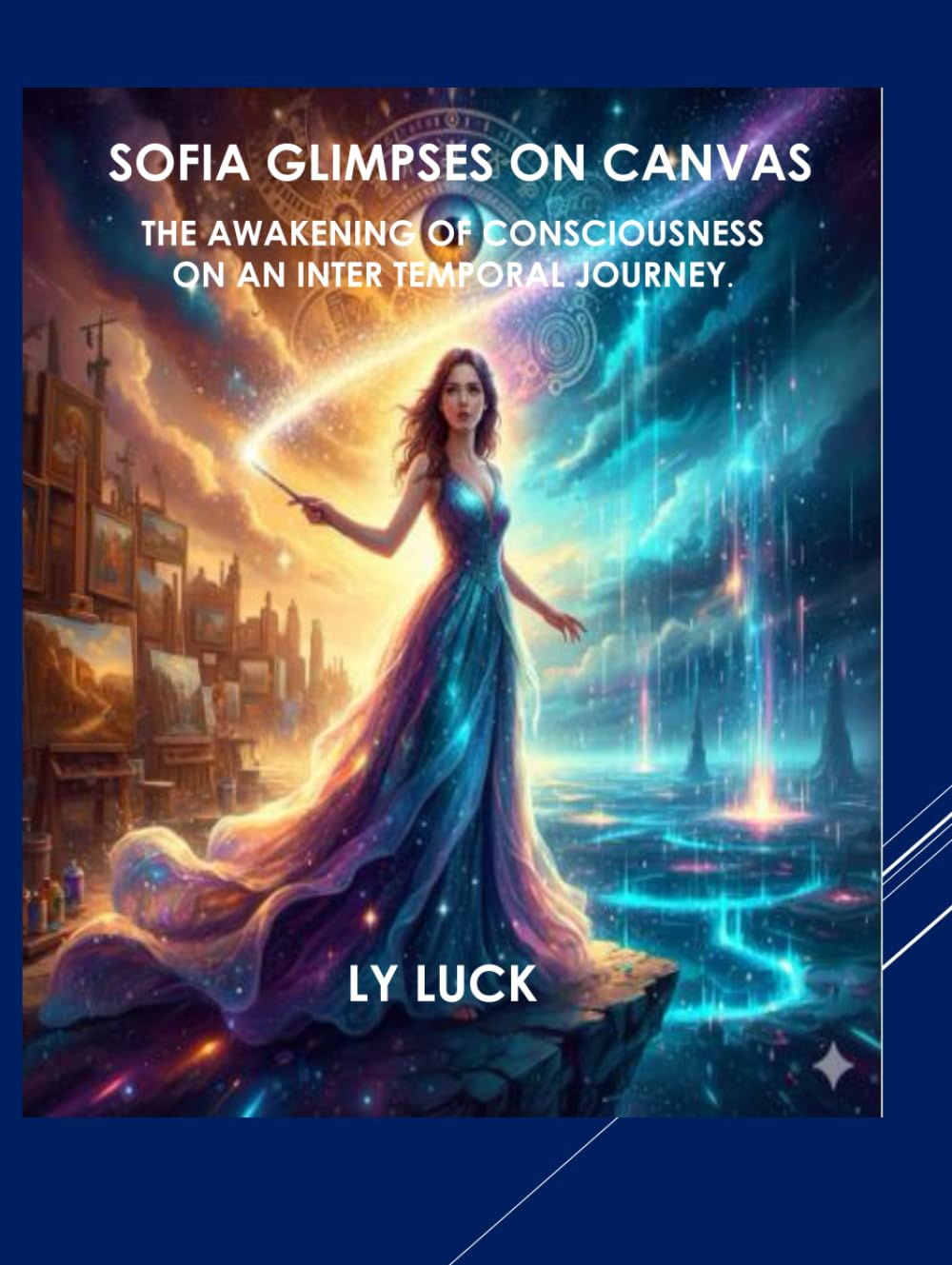 SOFIA GLIMPSES ON CANVAS: THE AWAKENING OF CONSCIOUSNESS ON AN INTERTEMPORAL JOURNEY.