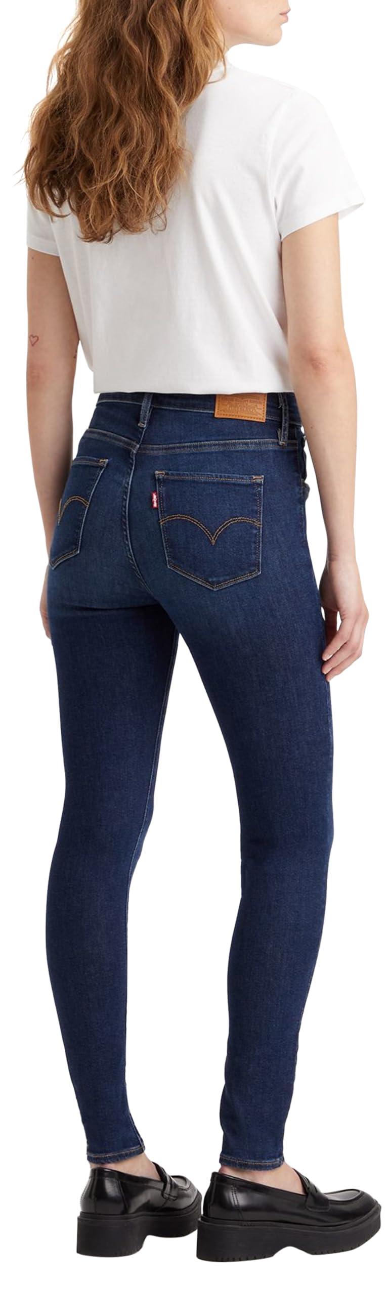Levi's Femme 720 High Rise Super Skinny Jeans, Love Song Dark, 31W / 30L