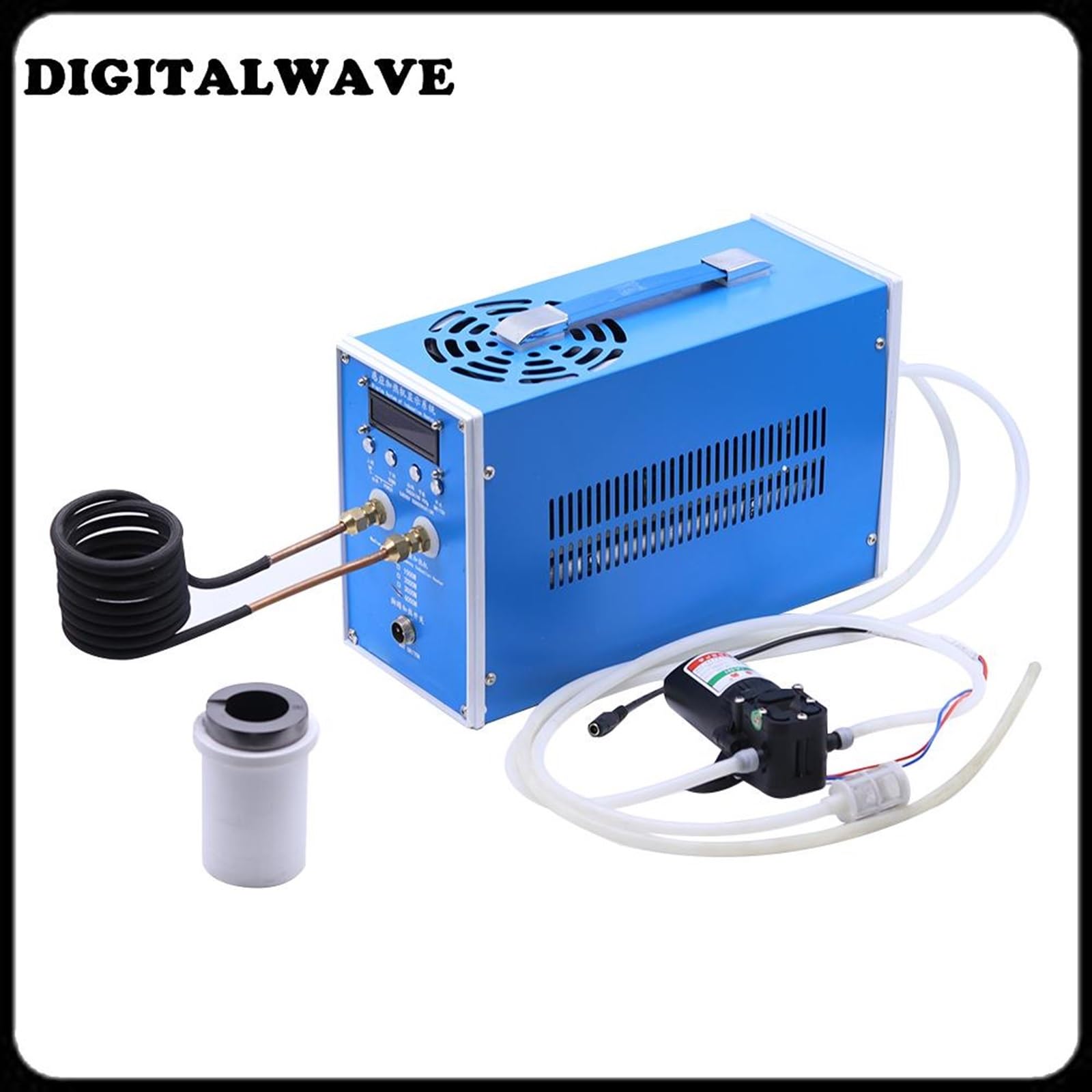 Nagrzewnica indukcyjna 2000W 2800W Nagrzewnica indukcyjna wysokiej częstotliwości Nagrzewnica indukcyjna ZVS Piec do topienia srebra i złota(ZDBT-2)