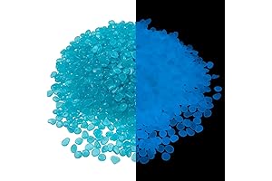 Glow Pebbles: Illuminate Your Garden with 840 Radiant Blue Glowing Rocks