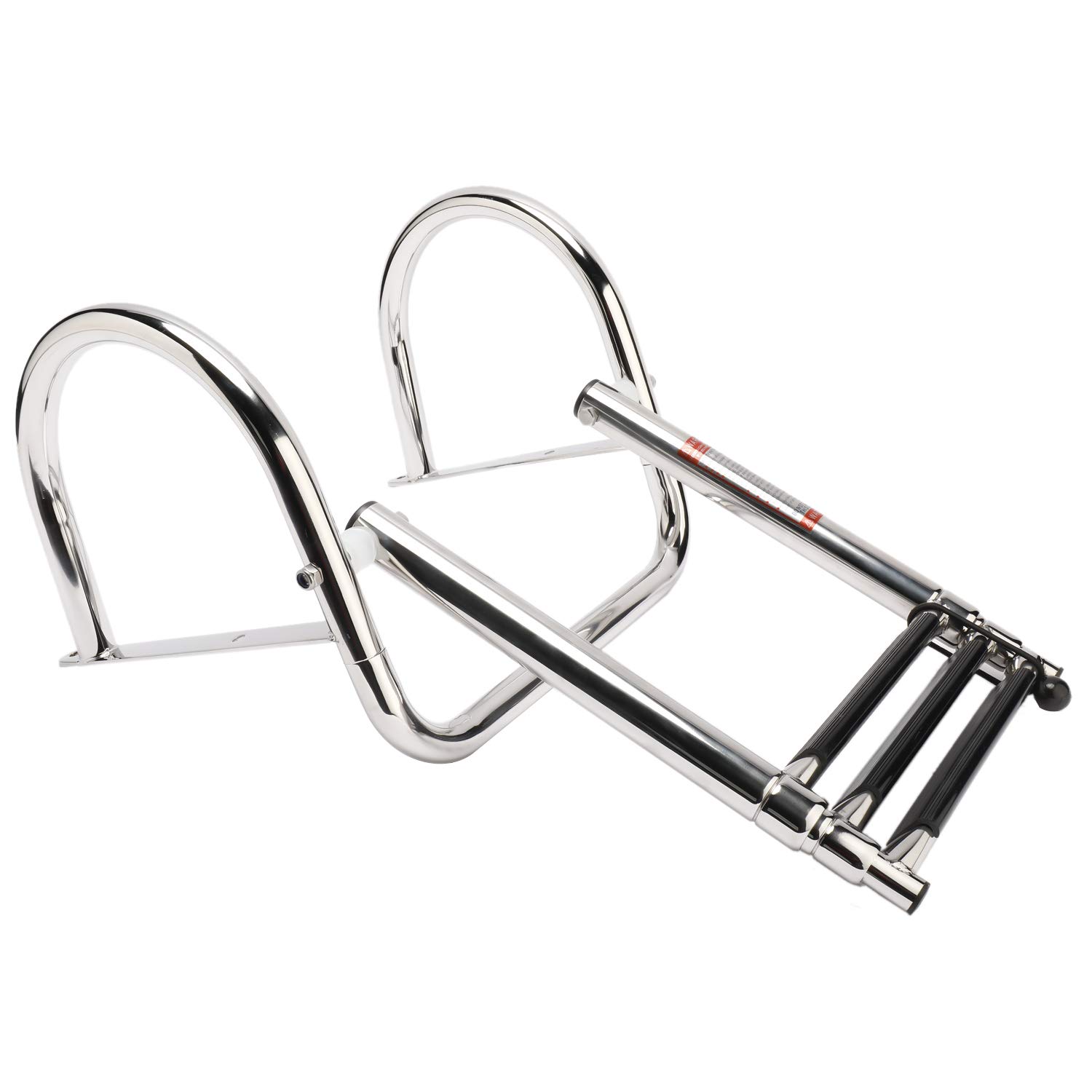 3 Step Pontoon Boat Ladder Stainless Steel Telescoping Inboard Ladder Dock Ladder