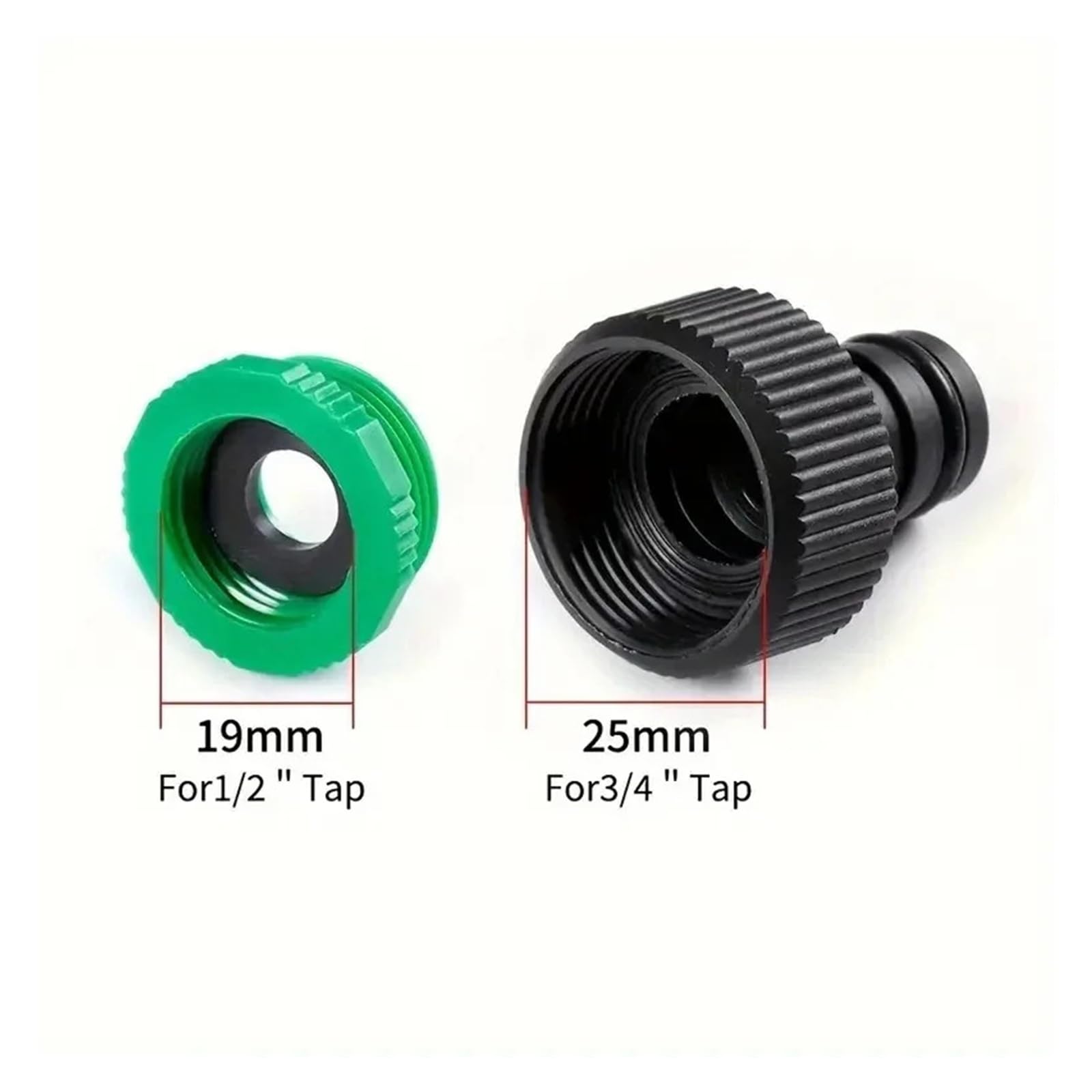 Generico Tubo for irrigazione da Giardino ABS Connettore rapido 1/2 "End Doppio Maschio Giunto for Tubo Flessibile Adattatore Giunto Set di prolunghe for Tubo Flessibile