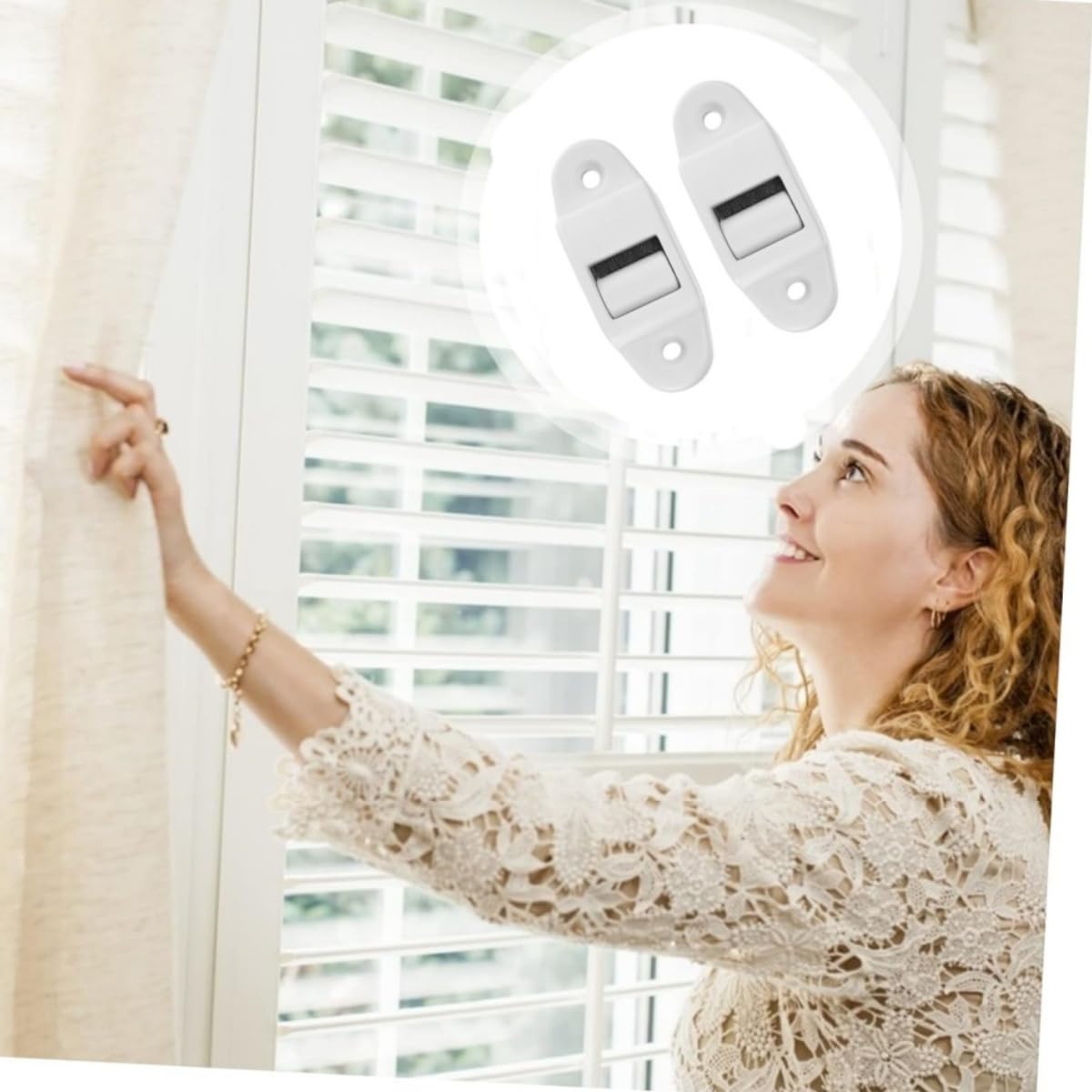 8 Guide Cinghia Per Tapparelle - Con Spazzola E Rullo, Distanza Fori 40mm - Foto 8